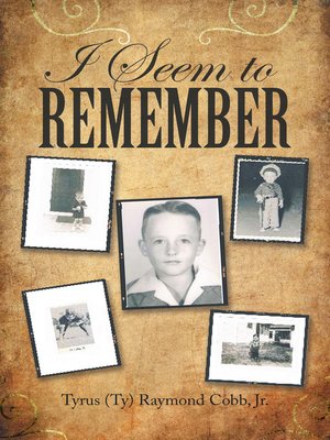cover image of I Seem to Remember